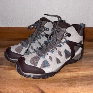 Merrell Women's Deverta 2 Mid Waterproof Hiking Boot Falcon/Trooper - size 7.5